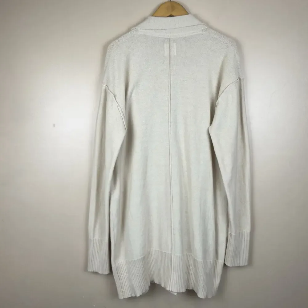 Free People We The Free Desert Knit Blazer Oversized Women Beige Size M